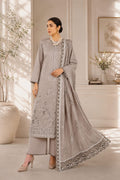 Premium Bana Dora Lawn Embroidered Unstitched Suit – Shabnam | 3 Piece
