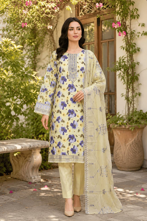 Embroidered Lawn 3PC