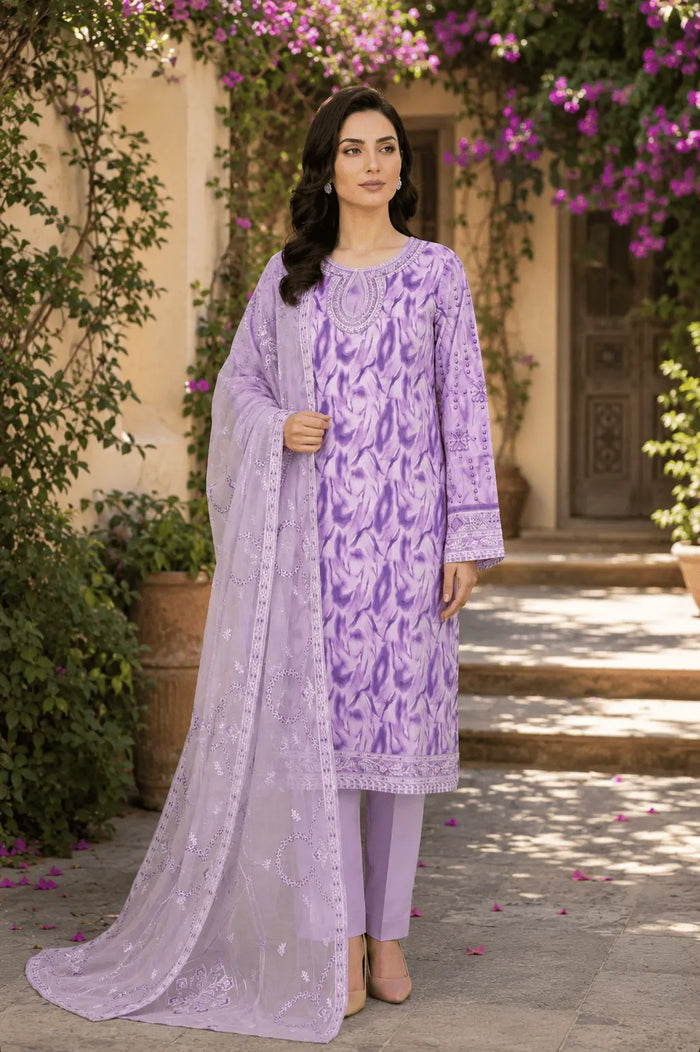 Embroidered Suit – Baharaan