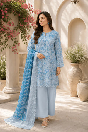 Laser Embroidered Suit – Dilruba