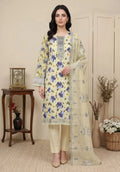 Embroidered Lawn Unstitched Suit – Zarnab | 3 Piece