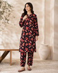 Digital Printed Lawn 2pc Maroon